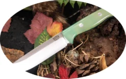 BARK RIVER KNIVES Bark River Bravo 1.25 LT Knife CPM 3V Rampless Jade G-10 (USA)