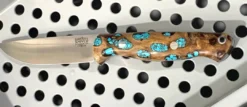 Outlet ๐ BARK RIVER KNIVES Bark River Gunny CPM 3V Knife Cholla Cactus W/ Turquoise - Gray Liners - Rampless #2 ๐ 10 BARK RIVER KNIVES Bark River Gunny CPM 3V Knife Cholla Cactus W/ Turquoise - Gray Liners - Rampless #2