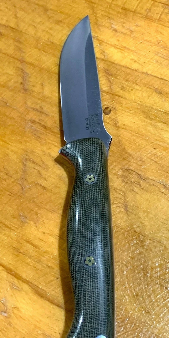 Best reviews of 🔔 BARK RIVER KNIVES Bark River Gunny CPM 3V Knife W/ Green Canvas Micarta - Red Liners - Mosaic Pins 🥰 8 BARK RIVER KNIVES Bark River Gunny CPM 3V Knife W/ Green Canvas Micarta - Red Liners - Mosaic Pins