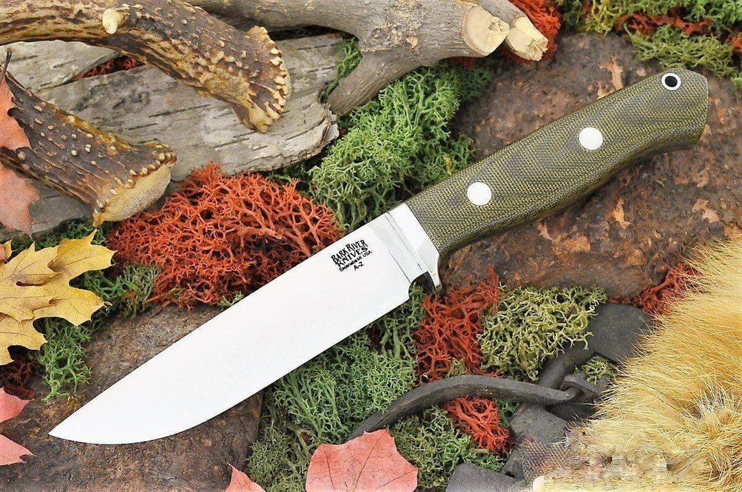 Brand new ✔️ Bark River Knives Camp & Trail Knife ❤️ 3 Bark River Knives Camp & Trail Knife