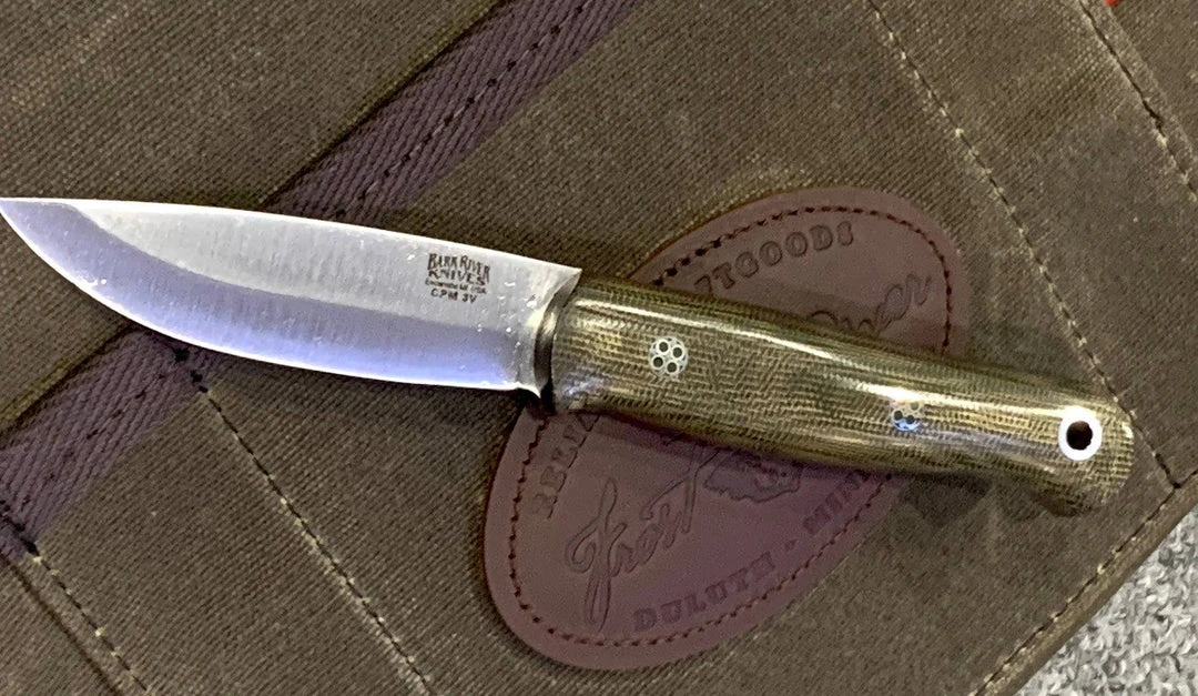 Cheapest 🥰 BARK RIVER KNIVES Bark River Ultralite Bushcrafter CPM 3V Green Micarta - Red Liners - Mosaic Pins ⌛ 4 BARK RIVER KNIVES Bark River Ultralite Bushcrafter CPM 3V Green Micarta - Red Liners - Mosaic Pins
