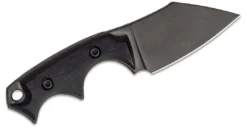 BASTINELLI CREATIONS Bastinelli BB Drago Cutter V2 Fixed 2" Black PVD N690CO All Knife Brands