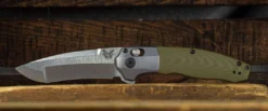 Benchmade 496 Vector Knife OD Green G-10 (3.6" Satin)