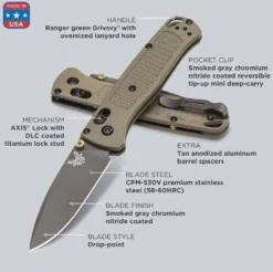 Benchmade 535 Bugout Knife (USA)