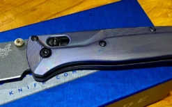 Benchmade 535GRY-1 Semi-Custom Bugout Knife W/ Ti Handles