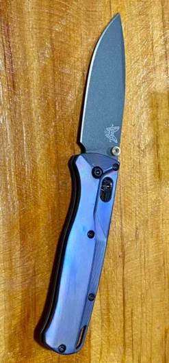 Benchmade 535GRY-1 Semi-Custom Bugout Knife W/ Ti Handles