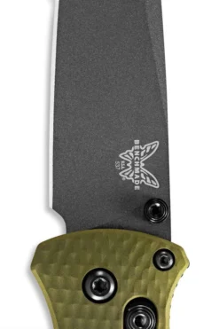 Benchmade 537GY-1 Bailout Knife Green Aluminum Knife 3.4