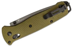 Benchmade 537GY-1 Bailout Knife Green Aluminum Knife 3.4