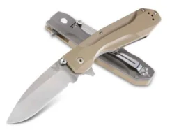 Benchmade 928 Osborne Proxy - Titanium / Tan G-10