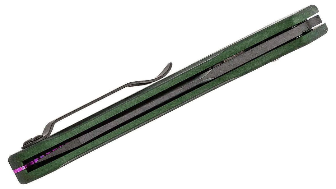 Promo ✔️ Benchmade 9400BK Osborne Auto Knife 3.4" S30V Black Plain Blade, Green Handles 💯 6 Benchmade 9400BK Osborne Auto Knife 3.4" S30V Black Plain Blade, Green Handles