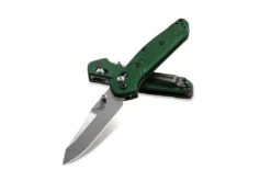 Benchmade 945 Mini Osborne Knife Plain / Reverse Tanto / Green (USA)