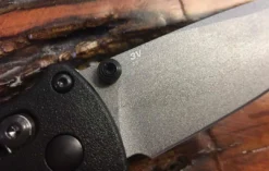 Cheap ❤️ Benchmade Bailout Knife Black Grivory (3.38" Gray) 537GY ✨ 9 Benchmade Bailout Knife Black Grivory (3.38