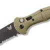 Discount 🤩 Benchmade Claymore Auto Folding Knife 9070SBK-1 CPM-D2 Ranger Green Grivory Handles 🎁 2 Benchmade Claymore Auto Folding Knife 9070SBK-1 CPM-D2 Ranger Green Grivory Handles
