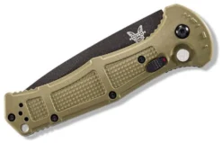 Benchmade Claymore Auto Folding Knife 9070SBK-1 CPM-D2 Ranger Green Grivory Handles