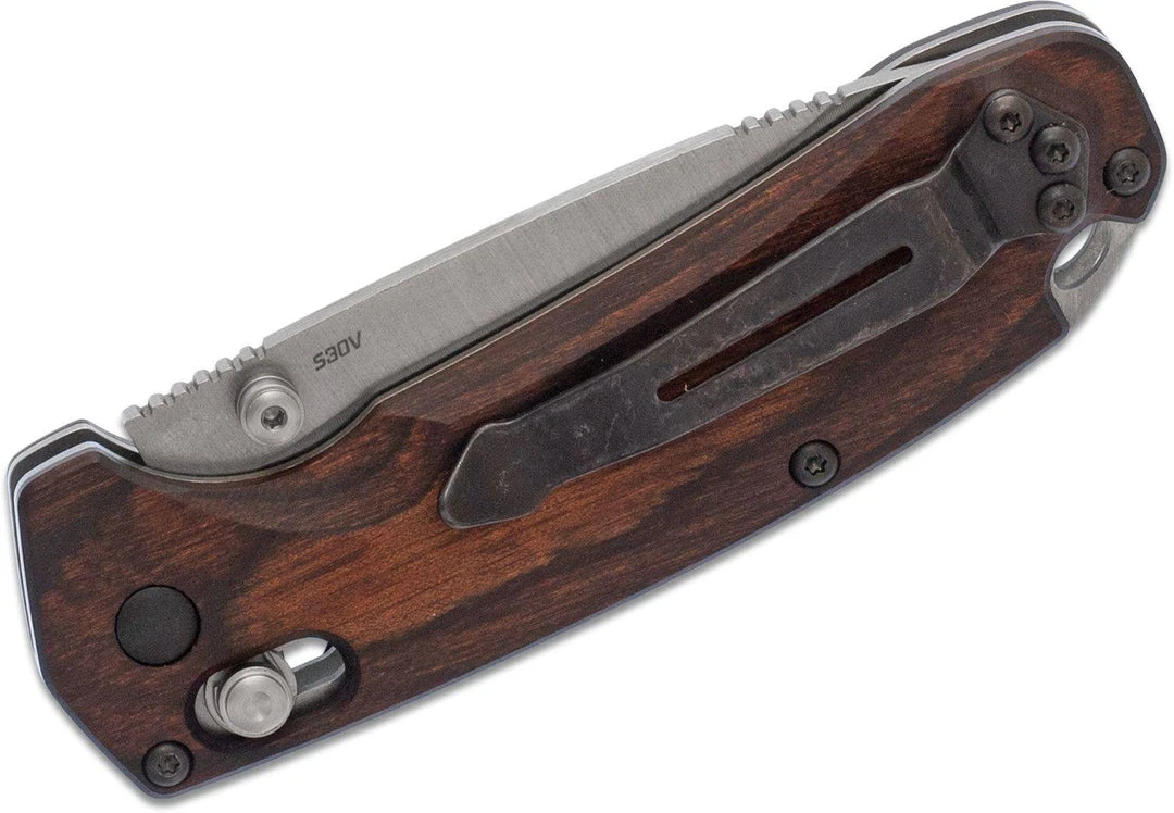 Flash Sale 🎁 Benchmade North Fork 15031-2 Folding Knife 2.97" S30V Blade, Stabilized Wood Handles (USA) ❤️ 5 Benchmade North Fork 15031-2 Folding Knife 2.97" S30V Blade, Stabilized Wood Handles (USA)