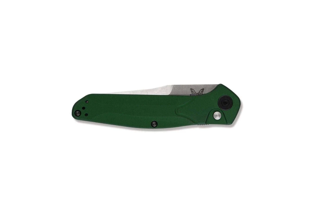 Hot Sale ❤️ Benchmade Osborne 9400 Auto Knife Green Aluminum (3.4" Satin) 👏 4 Benchmade Osborne 9400 Auto Knife Green Aluminum (3.4" Satin)