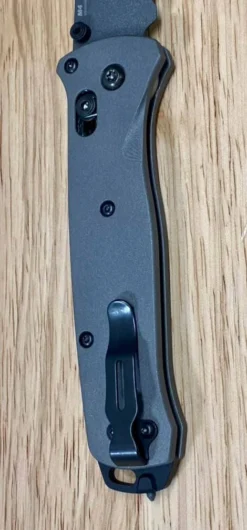 Benchmade Semi-Custom Bailout Knife Titanium Handles (3.4