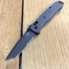 Benchmade Semi-Custom Bailout Knife Titanium Handles (3.4" Gray)