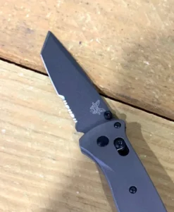 Benchmade Semi-Custom Bailout Knife Titanium Handles (3.4