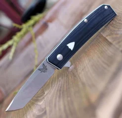 Benchmade Tengu Flipper Knife Black G-10 (2.77