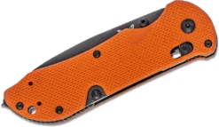 Benchmade Triage Rescue Folding Knife 3.5" Orange G10 Handles, Safety Cutter, Glass Breaker