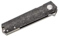 Boker 01BO231 Lucas Burnley Kwaiken Compact Auto Knife (USA) D2 Marble Carbon