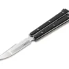 Boker 06EX227 Balisong Tactical Small Butterfly Knife Black G-10 (3.4")