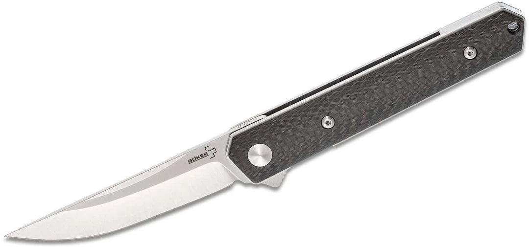 Cheap 🥰 Boker Plus Burnley Kwaiken Mini Flipper 3.15" D2 , Carbon Fiber 🔔 3 Boker Plus Burnley Kwaiken Mini Flipper 3.15" D2 , Carbon Fiber