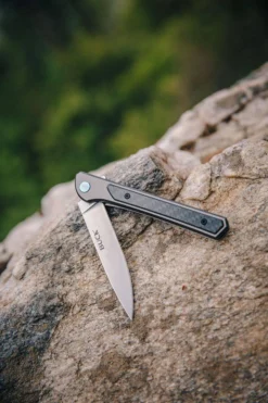 Cheapest 🤩 BUCK KNIVES Buck Cavalier Ball Bearing Flipper Knife 3.6" Stonewashed 0264GYS 🥰 20 BUCK KNIVES Buck Cavalier Ball Bearing Flipper Knife 3.6