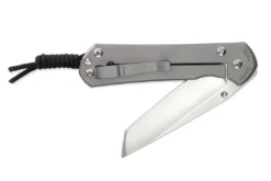 CHRIS REEVE KNIVES Chris Reeve Large Sebenza 31 Sprint Tanto S35VN Glass Blast Titanium Folder