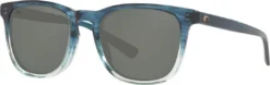 Costa Sullivan - Shiny Deep Teal Fade - Gray Silver Mirror 580G Costa Sunglasses