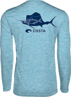 Costa Sunglasses Costa Tech Species Sailfish Performance Long Sleeve Shirt