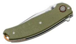 CRKT 2471 Butte Deadbolt Lock Assisted Flipper Knife 3.36" D2 Stonewashed G10 CRKT Knives