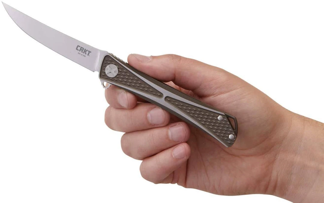 Cheap 🎉 CRKT Crossbones Ti Knife M390 (Limited Ed) 7531 CRKT Knives 🌟 7 CRKT Crossbones Ti Knife M390 (Limited Ed) 7531 CRKT Knives