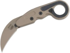 CRKT Kinematic Provoke Desert Sand Folding Karambit 2.41" D2s CRKT Knives