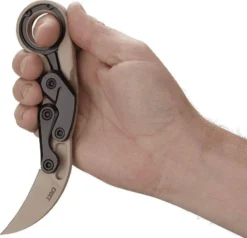 CRKT Kinematic Provoke Desert Sand Folding Karambit 2.41