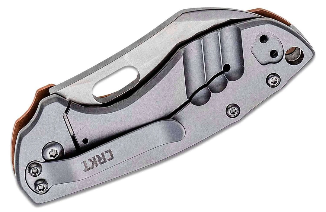 Flash Sale π CRKT Pilar Frame Lock Knife Stainless Steel/Copper (2.4" Satin) 5311CU 𧨠5 CRKT Pilar Frame Lock Knife Stainless Steel/Copper (2.4" Satin) 5311CU