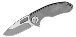 CURTISS CUSTOM KNIVES Curtiss F3 Medium Flipper Knife 3.25" CTS-XHP Slicer Blade, Standard Titanium Handles - F3 Medium SL/FL