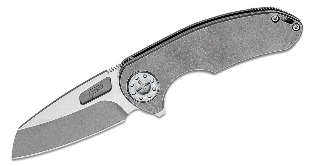 Budget 👍 CURTISS CUSTOM KNIVES Curtiss F3 Medium Flipper Knife 3.25" CTS-XHP Wharncliffe - F3 Medium WH/FL ✔️ 3 CURTISS CUSTOM KNIVES Curtiss F3 Medium Flipper Knife 3.25" CTS-XHP Wharncliffe - F3 Medium WH/FL