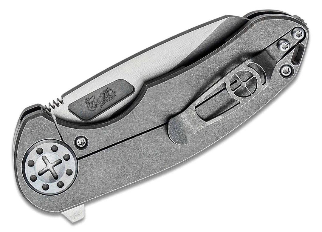 Budget 👍 CURTISS CUSTOM KNIVES Curtiss F3 Medium Flipper Knife 3.25" CTS-XHP Wharncliffe - F3 Medium WH/FL ✔️ 5 CURTISS CUSTOM KNIVES Curtiss F3 Medium Flipper Knife 3.25" CTS-XHP Wharncliffe - F3 Medium WH/FL