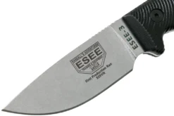 All Knife Brands ESEE 3 3PM35V-001 Stonewashed S35VN 3D Black G10 (USA)