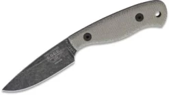 All Knife Brands ESEE Camp-Lore Gibson JG3 Bushcraft Fixed Knife Black Stonewash)