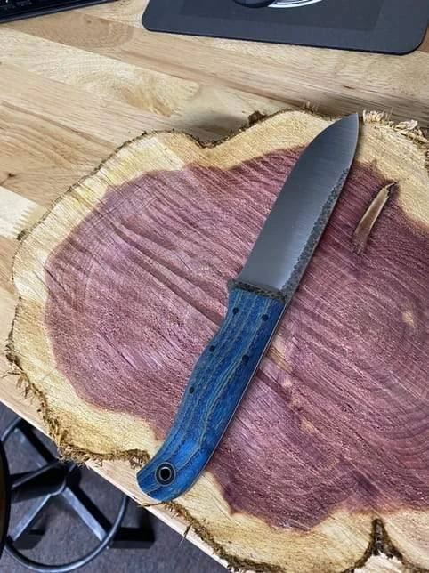 Coupon 🥰 Fiddleback Forge Bushcrafter Sr. Knife W/ Curly Ash Handles 🔔 11 Fiddleback Forge Bushcrafter Sr. Knife W/ Curly Ash Handles