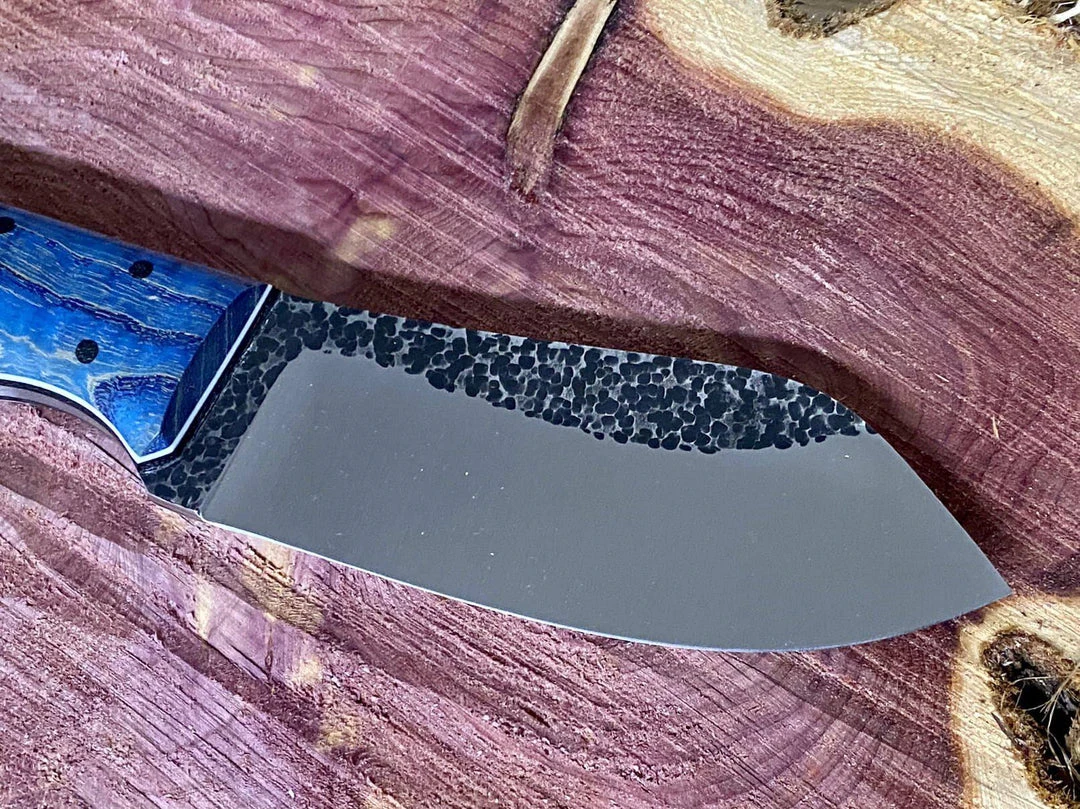 New ๐ Fiddleback Forge Camp Muk Knife W/ Curly Ash Handles ๐ 6 Fiddleback Forge Camp Muk Knife W/ Curly Ash Handles