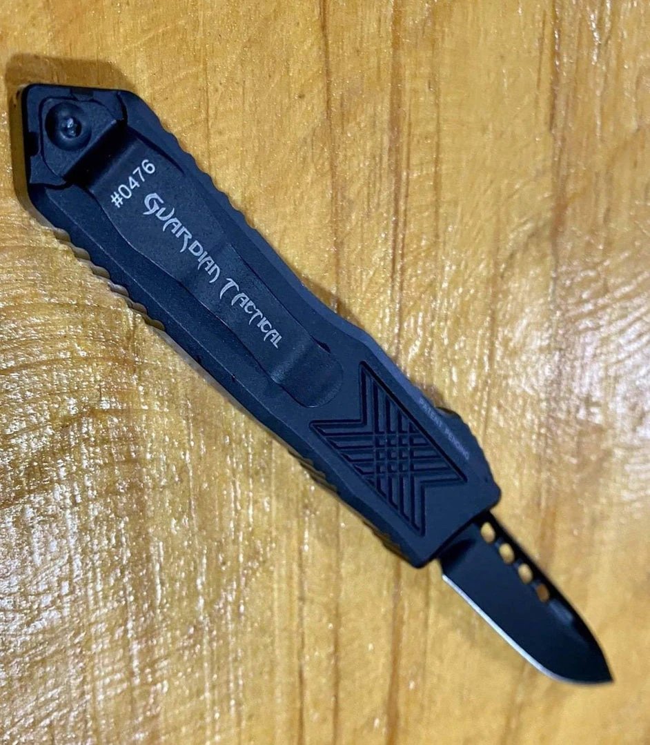 Promo ๐ Guardian Tactical GTX-025 OTF Black Tactical S/E 12-3111 โญ 7 Guardian Tactical GTX-025 OTF Black Tactical S/E 12-3111