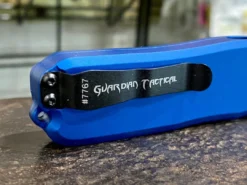 Guardian Tactical Recon-035 94131 D/E Auto Blue Black Tactical Knife (3.25