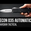 Guardian Tactical RECON-035 D/A Dagger OTF Automatic Black (3.3" SW) 93531