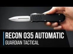 Guardian Tactical RECON-035 D/A Dagger OTF Automatic Black (3.3" SW) 93531