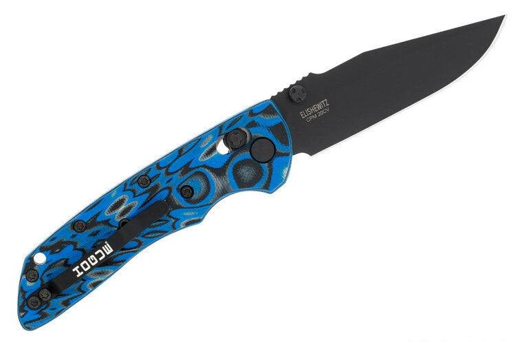 Cheap ❤️ NORTH RIVER OUTDOORS Hogue 24275-EXLMGE Deka Folder 3.25" Clip Point Blade Blue Lava G10 Frame 💯 4 NORTH RIVER OUTDOORS Hogue 24275-EXLMGE Deka Folder 3.25" Clip Point Blade Blue Lava G10 Frame