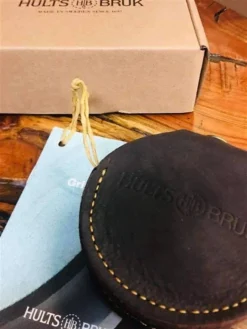 Axe Sharpeners Hults Bruk 180/600 Grit Grinding Stone, Leather Case